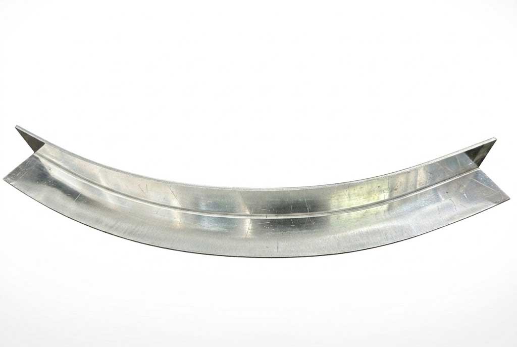 curved aluminium angle