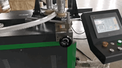 Bending Aluminum Partition Wall Profiles