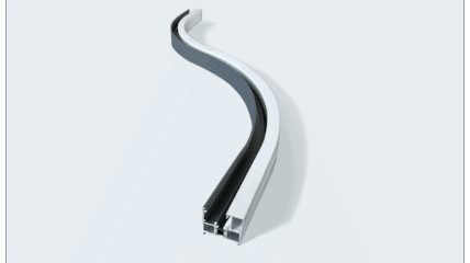 aluminum window profiles bending