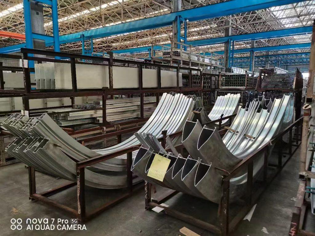 Aluminum Architectural Components Formed by Stretch Forming