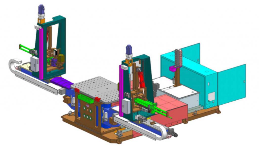 CNC 3D stretch forming machine for roof racks