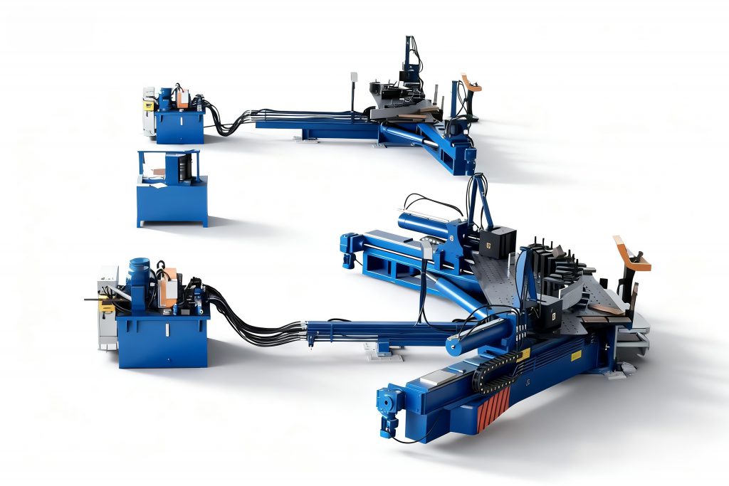 stretch forming machine