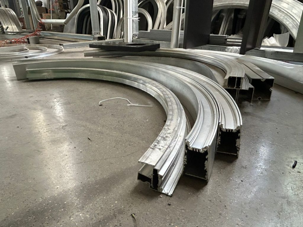 Bending LED Light Extrusion Profiles